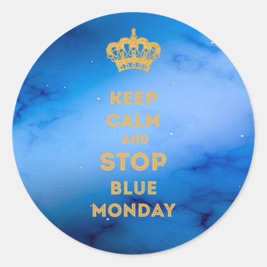 保ストップCALM AND BLUE MONDAY – ステック ラウンドシール (正面)
