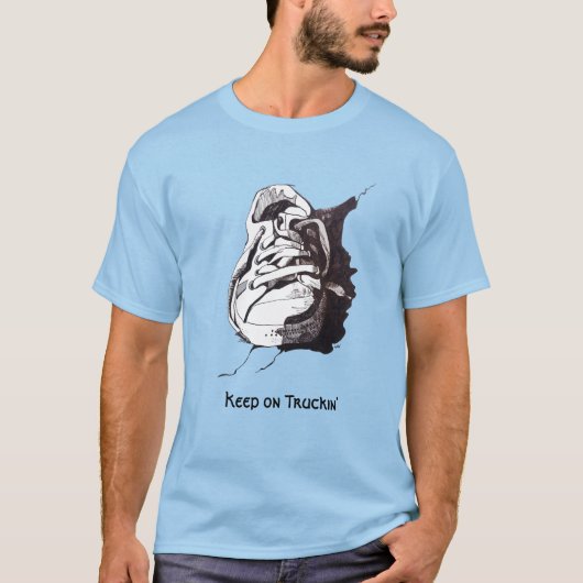 保スニーカー保のトラックトラックで Tシャツ (正面)