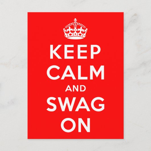 保スワッグオン ポストカード (正面)