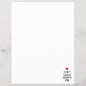 保スープを飲む チラシ (正面)