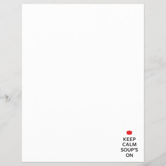 保スープを飲む チラシ (正面)