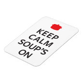 保スープを飲む マグネット (左側)