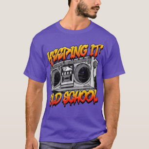 保ズ・イット・オールドスクールヒップホップレトロ音楽ボックス Tシャツ