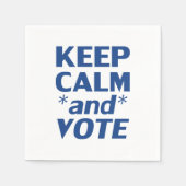 保タイポグラフィモダンおもしろい スタンダードカクテルナプキン (正面)