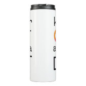 保チャートとドーナツを作る タンブラー (裏面)