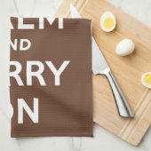 保チョコレート キッチンタオル (四つ折り)