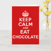 保チョコ食べー カード (黄色い花)