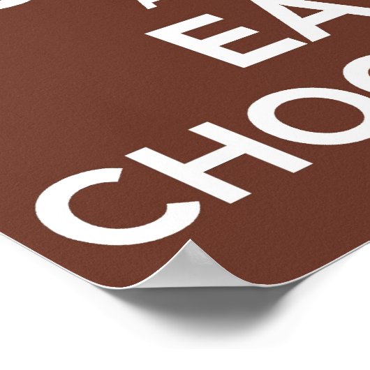 保チョコ食べー ポスター (角)