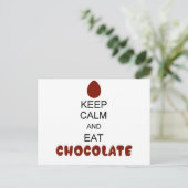 保チョコ食べー ポストカード (スタンド正面)