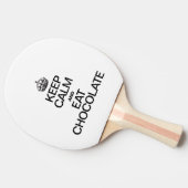 保チョコ食べー 卓球ラケット (横)