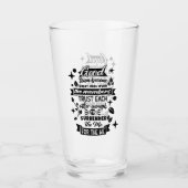 保デザインは自分で:-)ガラス タンブラーグラス (正面)