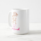保デザインは自分の:-)マグ コーヒーマグカップ (正面左)