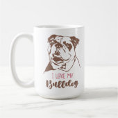 保デザインは自分の：-)マグ コーヒーマグカップ (左)