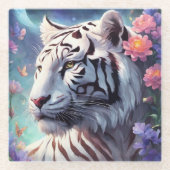 保デザイン ガラスコースター (正面)