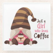 保デザイン ガラスコースター (正面)