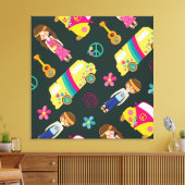 保デザイン キャンバスプリント (インサイチュ (リビング))