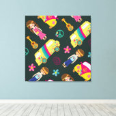 保デザイン キャンバスプリント (インサイチュ (ウッドフロア))