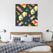 保デザイン キャンバスプリント (インサイチュ (寝室))