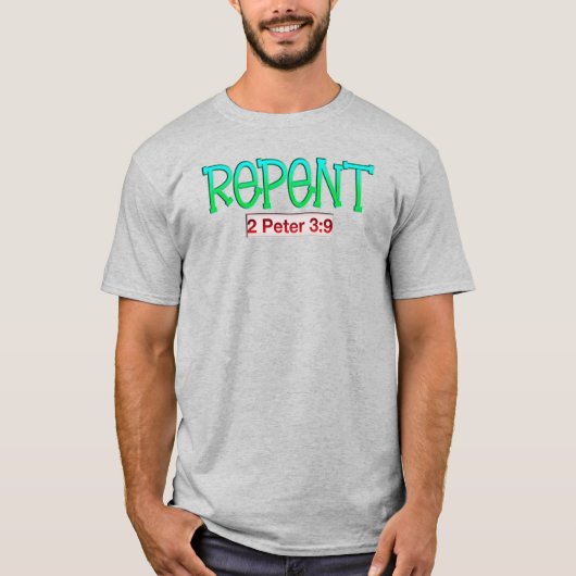 保デザイン – メンズベーシックTシャツ Tシャツ (正面)