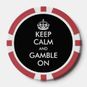 保トランプのポーカーチップのカスタム落ち着き ポーカーチップ (正面)