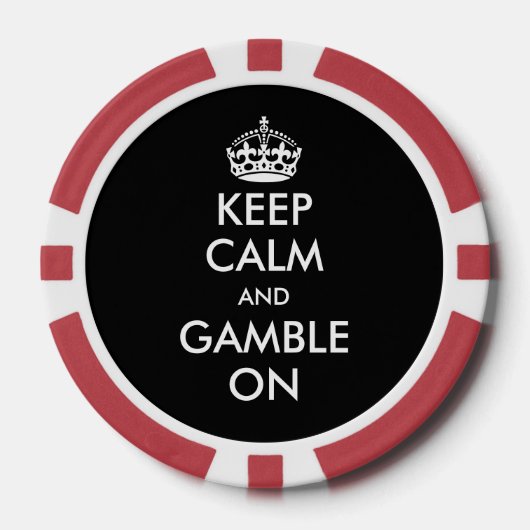 保トランプのポーカーチップのカスタム落ち着き ポーカーチップ (正面)