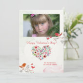保ハート写真のバレンタインカード シーズンカード (スタンド正面)