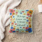 保ハート クッション (ブランケット)