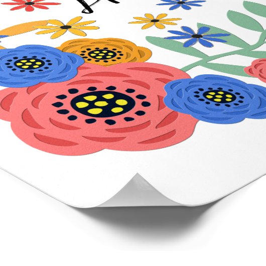 保ハート ポスター (角)