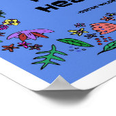 保ハート ポスター (角)