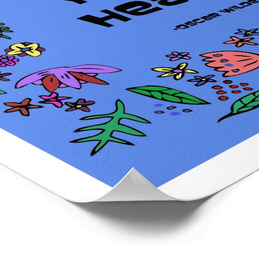 保ハート ポスター (角)