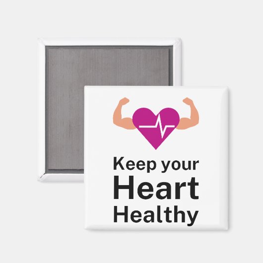 保ハート マグネット (正面/裏面)