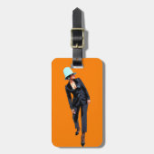 保ハート ラゲッジタグ (正面縦)