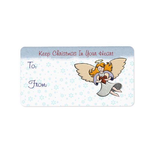 保ハート ラベル (正面)