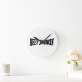 保バンシン ラウンド壁時計 (ホーム)