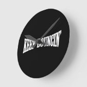 保バンシン ラウンド壁時計 (傾斜)