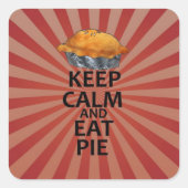 保パイ食べパイ スクエアシール (正面)