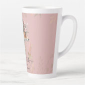 保パーソナライズされた保キツネ羽毛記念贈呈 カフェラテマグ (右)