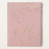 保パーソナライズされた保キツネ羽毛記念贈呈 プランナー手帳 (裏面)