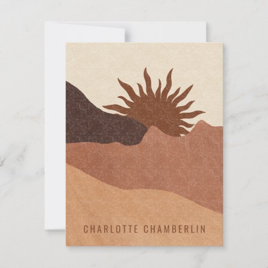 保パーソナライズされた保 ノートカード (正面)