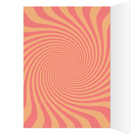 保パーソナライズされた落ち着いて文字オレンジの渦巻き (内側 (左))