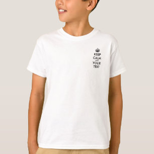 保パーソナライズされた落ち着いて。 Tシャツ