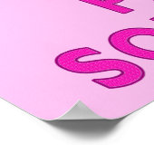 保パーソナライズされた遊CalmとSoftballのポスター ポスター (角)