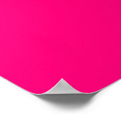 保パーソナライズされたCALMと明るい赤紫色上のテキスト ポスター (角)