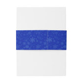 保パーソナライズされたCALMとYour Text on Blue 招待状ベリーバンド (裏面例)