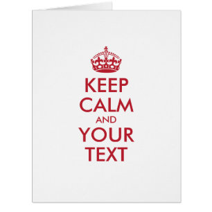 保パーソナライズされたCALMとYOUR TEXT - red words