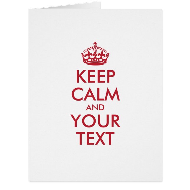 保パーソナライズされたCALMとYOUR TEXT - red words (正面)