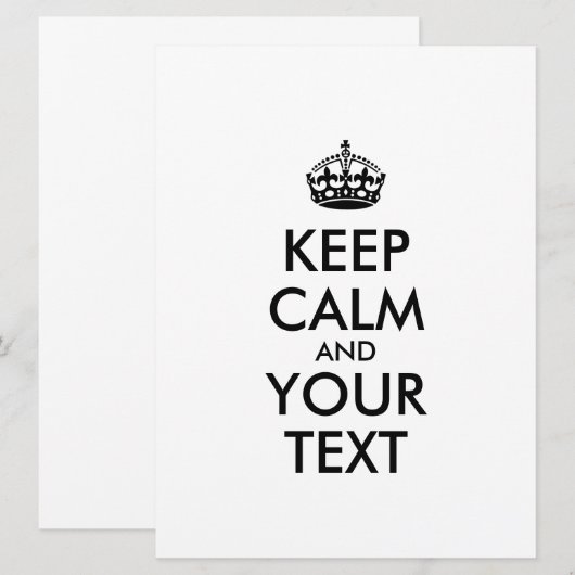 保パーソナライズされたCALM (正面/裏面)