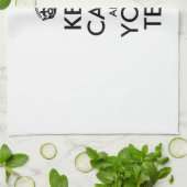 保パーソナライズされたCALM キッチンタオル (折り畳み)