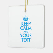 保パーソナライズされたCALM セラミックオーナメント (左)