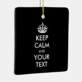 保パーソナライズされたCALM セラミックオーナメント (右)